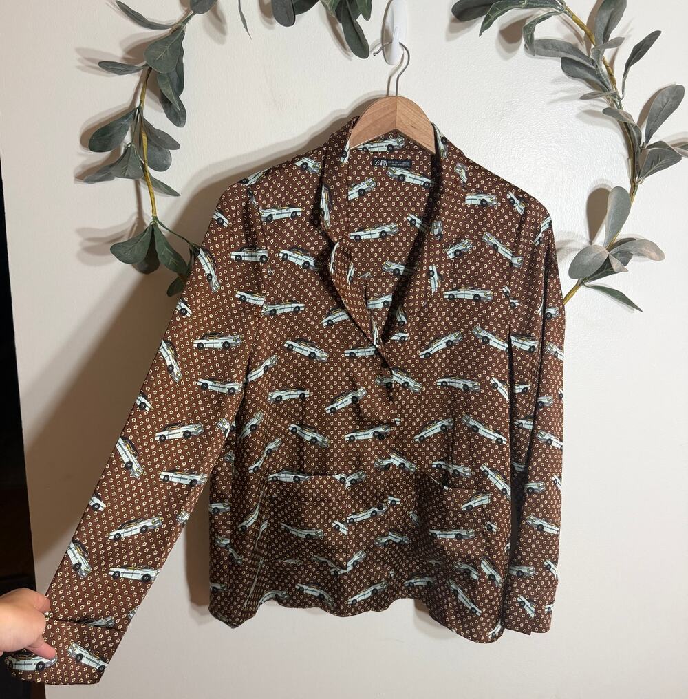 Zara Car Blouse